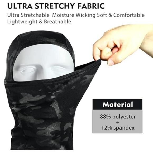 Balaclava Face Mask Ski Mask for Men Women,Shiesty Mask UV Protector - Picture 3 of 7